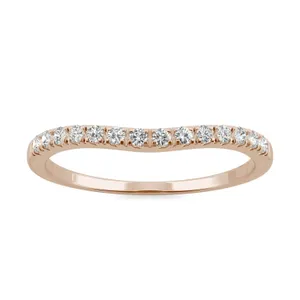 Subtle Curved Wedding Ring image, 