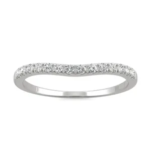 Subtle Curved Wedding Ring image, 