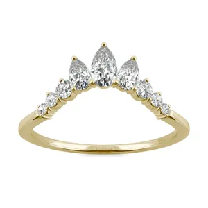 Lotus Curved Wedding Ring image, 