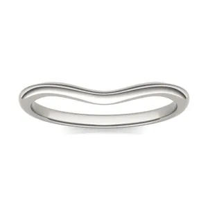 Cushion Hearts & Arrows Signature Halo Petite Matching Band image, 