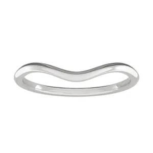 Oval Signature Halo Petite Matching Band image, 