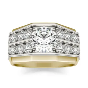 Round Brilliant Apollo Accented Ring image, 