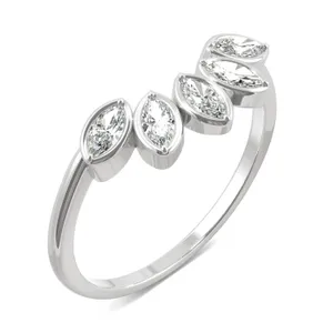 Tulip Curved Wedding Ring image, 