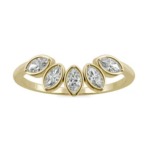 Tulip Curved Wedding Ring image, 