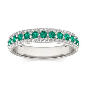 Petite Emerald Valiant Ring image, 