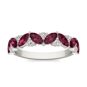 Ruby Alternating Marcella Ring image, 
