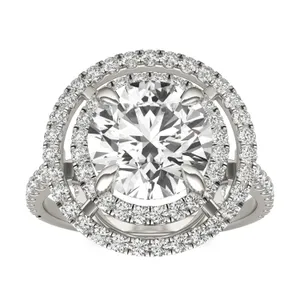 Aura Double Halo Statement Ring image, 