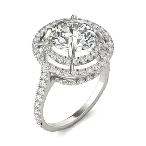 Aura Double Halo Statement Ring image, 