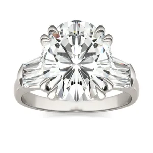 Oval Bold Isolde Exotic Engagement Ring image, 