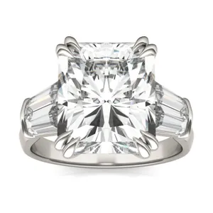 Radiant Bold Isolde Exotic Engagement Ring image, 