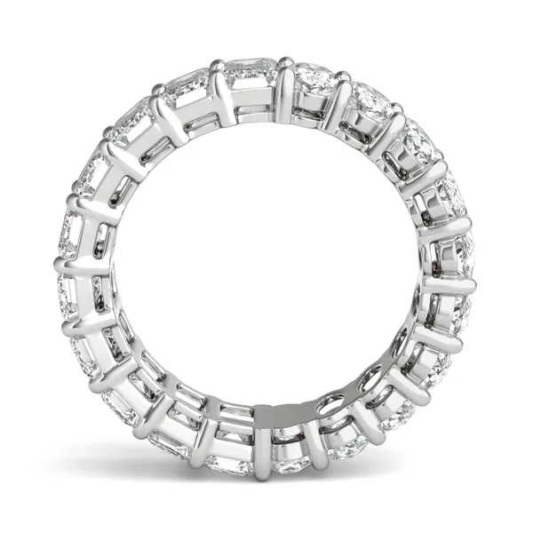 Oval And Emerald Paradox Eternity Band