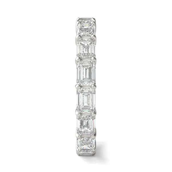 East-West Pavé Basket Eternity Band