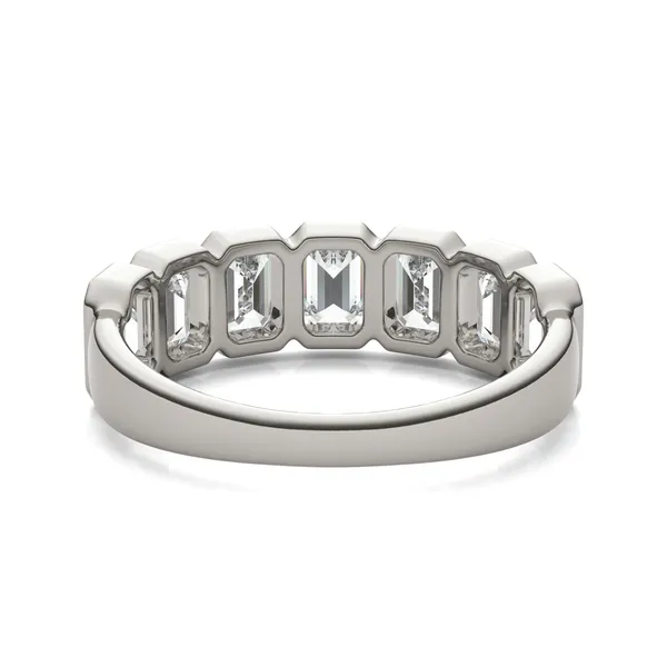 Emerald Bezel Anniversary Band