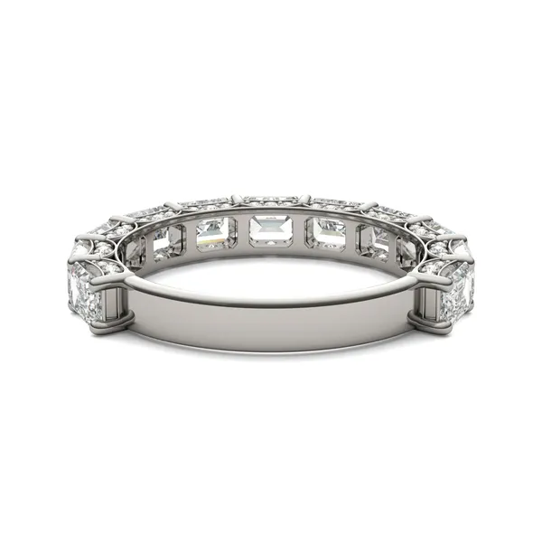 East-West Pavé Basket Anniversary Band