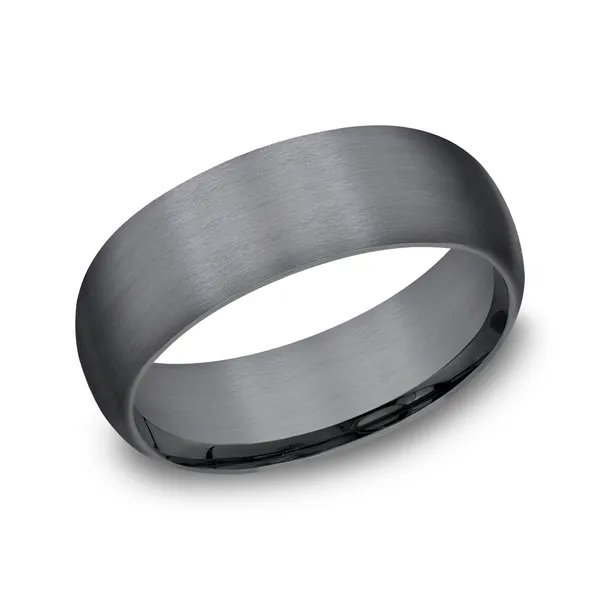 Matte Finish Comfort Fit Wedding Ring 8mm