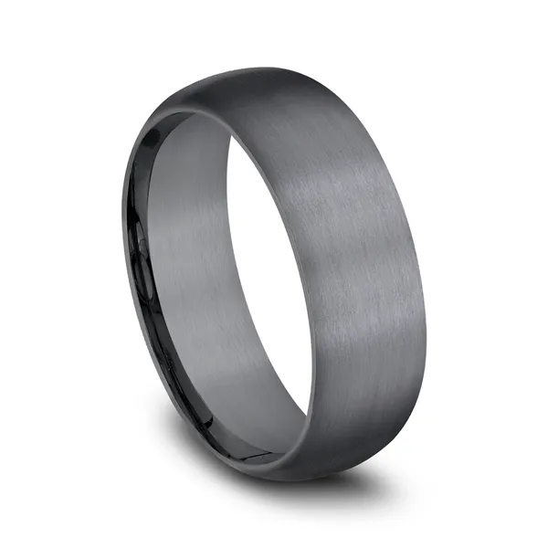Matte Finish Comfort Fit Wedding Ring 8mm
