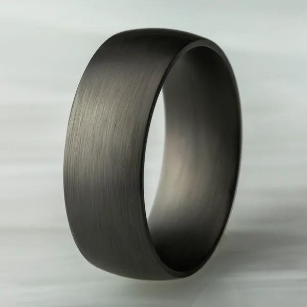 Matte Finish Comfort Fit Wedding Ring 8mm