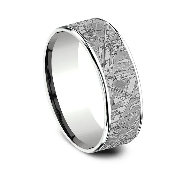 Interstellar Edge Wedding Ring 6.5mm