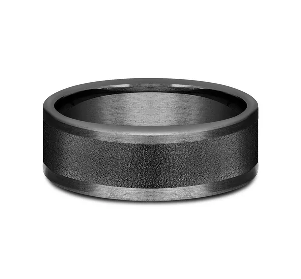 Midnight Wedding Ring 8mm