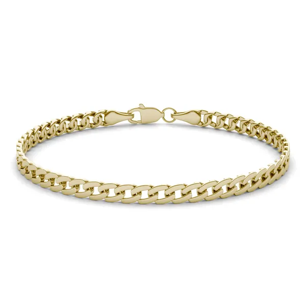 Semi-Solid Miami Cuban Link 8.5 in. Chain Bracelet