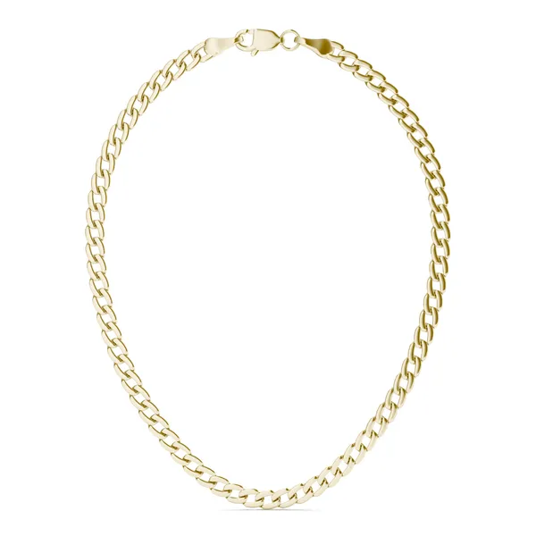 Semi-Solid Cuban Link 18 in. Chain Necklace