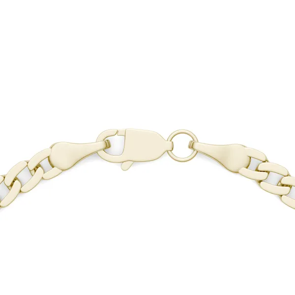 Semi-Solid Cuban Link 18 in. Chain Necklace