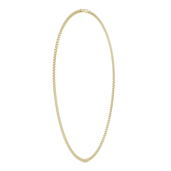 Semi-Solid Miami Cuban Link 24 in. Chain Necklace