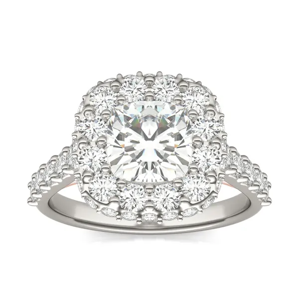 Cushion Harmony Halo Engagement Ring