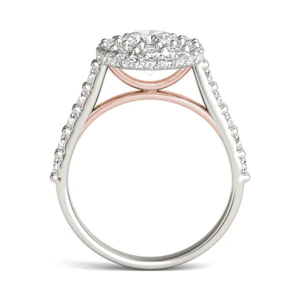 Oval Harmony Halo Engagement Ring
