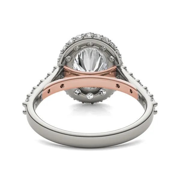 Oval Harmony Halo Engagement Ring