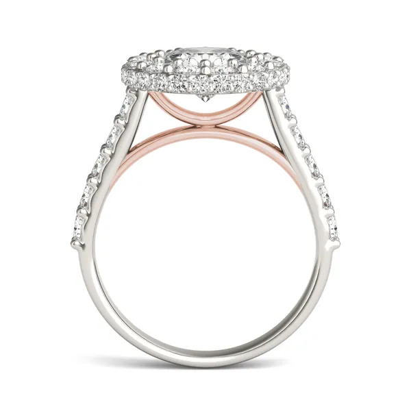 Round Brilliant Harmony Halo Engagement Ring