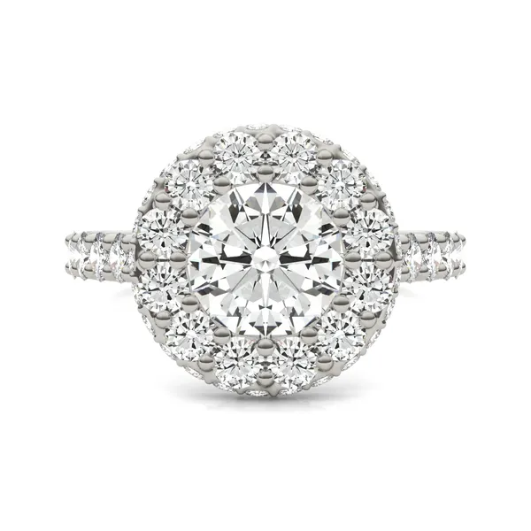 Round Brilliant Harmony Halo Engagement Ring