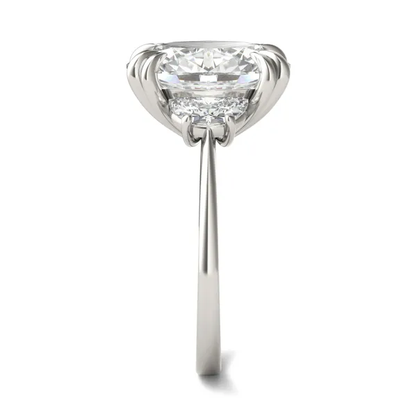 Oval Solstice Three-Stone Engagement Ring