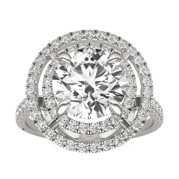 Aura Double Halo Statement Ring