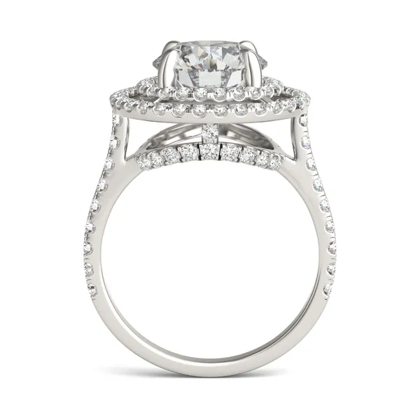 Aura Double Halo Statement Ring