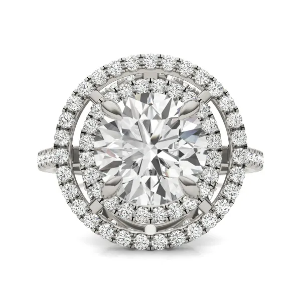 Aura Double Halo Statement Ring